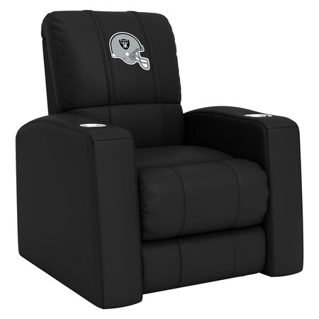 Dreamseat Home Theater Recliner with  Las Vegas Raiders Helmet Logo XZ418301RHTCDBLK-PSNFL21022